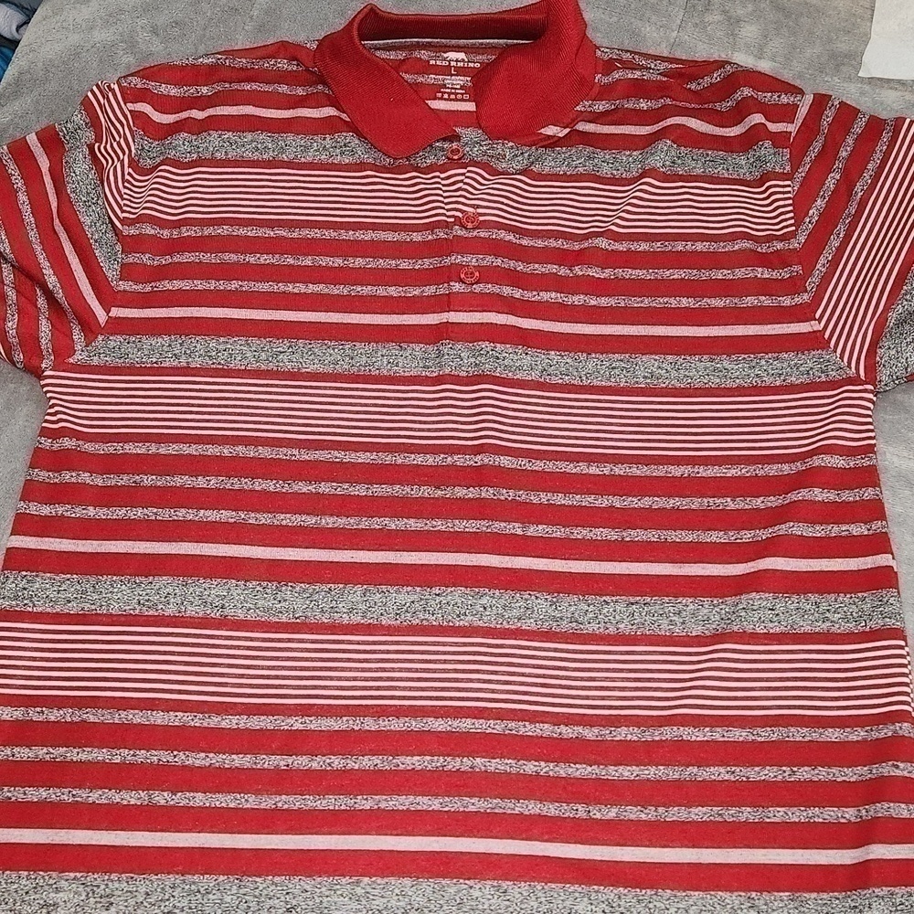 Red Rhino Polo Stripe Shirt